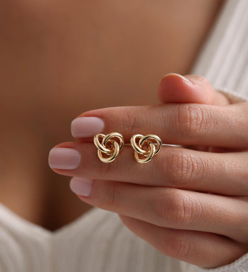 Knot Stud Earrings