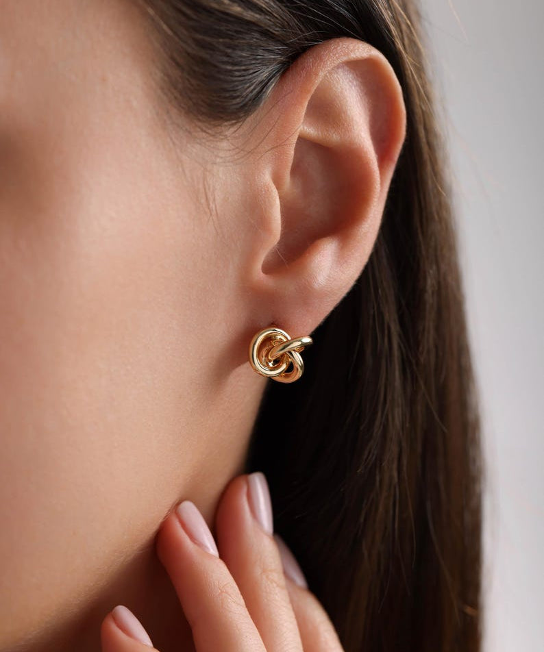 Knot Stud Earrings