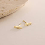 Classic Bar Stud Earrings