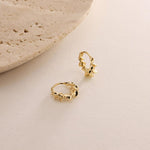 Twisted Spiral Hoop Earrings