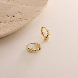 Twisted Spiral Hoop Earrings