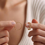 Star of David Hoop Earrings