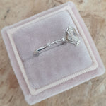 Oval Cut Pave Lab Grown Diamond Engagement Ring