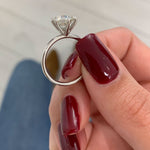 Round Solitaire Lab Grown Diamond Engagement Ring