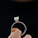 Radiant Pave Lab Grown Diamond Engagement Ring