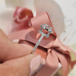 Round Halo & Pave Lab Grown Diamond Engagement Ring