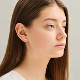 0.60 TCW Marquise Cut Stud Moissanite Earrings