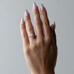 1.46 CT Antique Oval Bezel Solitaire Lab Grown Diamond Engagement Ring