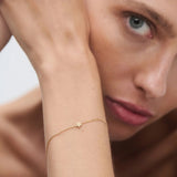 Tiny Flower Chained Bracelet