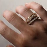 2.20 TCW Round Shaped Full Eternity Lab Grown Diamond Wedding Band