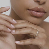 0.15 TCW Round Shaped Flush Setting Lab Grown Diamond Wedding Band