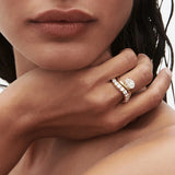 0.10 TCW Round Shaped Half Eternity Lab Grown Diamond Wedding Band