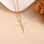 Personalized Name Cross Necklace