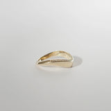 0.125 TCW Round Shaped Half Eternity Lab Grown Diamond Wedding Band