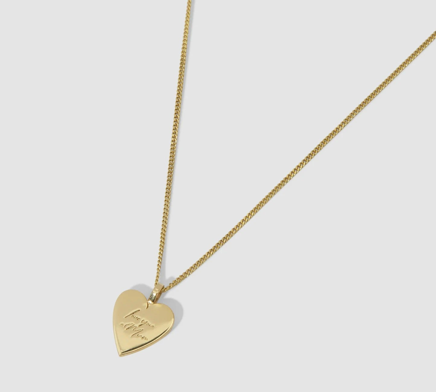 Engravable Heart Necklace