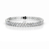 15 TCW Round Lab Grown Diamond Tennis Bracelet