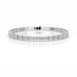 2.5 TCW Round Lab Grown Diamond Tennis Bracelet