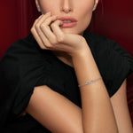 0.07 TCW Round Lab Grown Diamond Tennis Bracelet