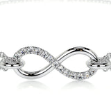 0.07 TCW Round Lab Grown Diamond Tennis Bracelet