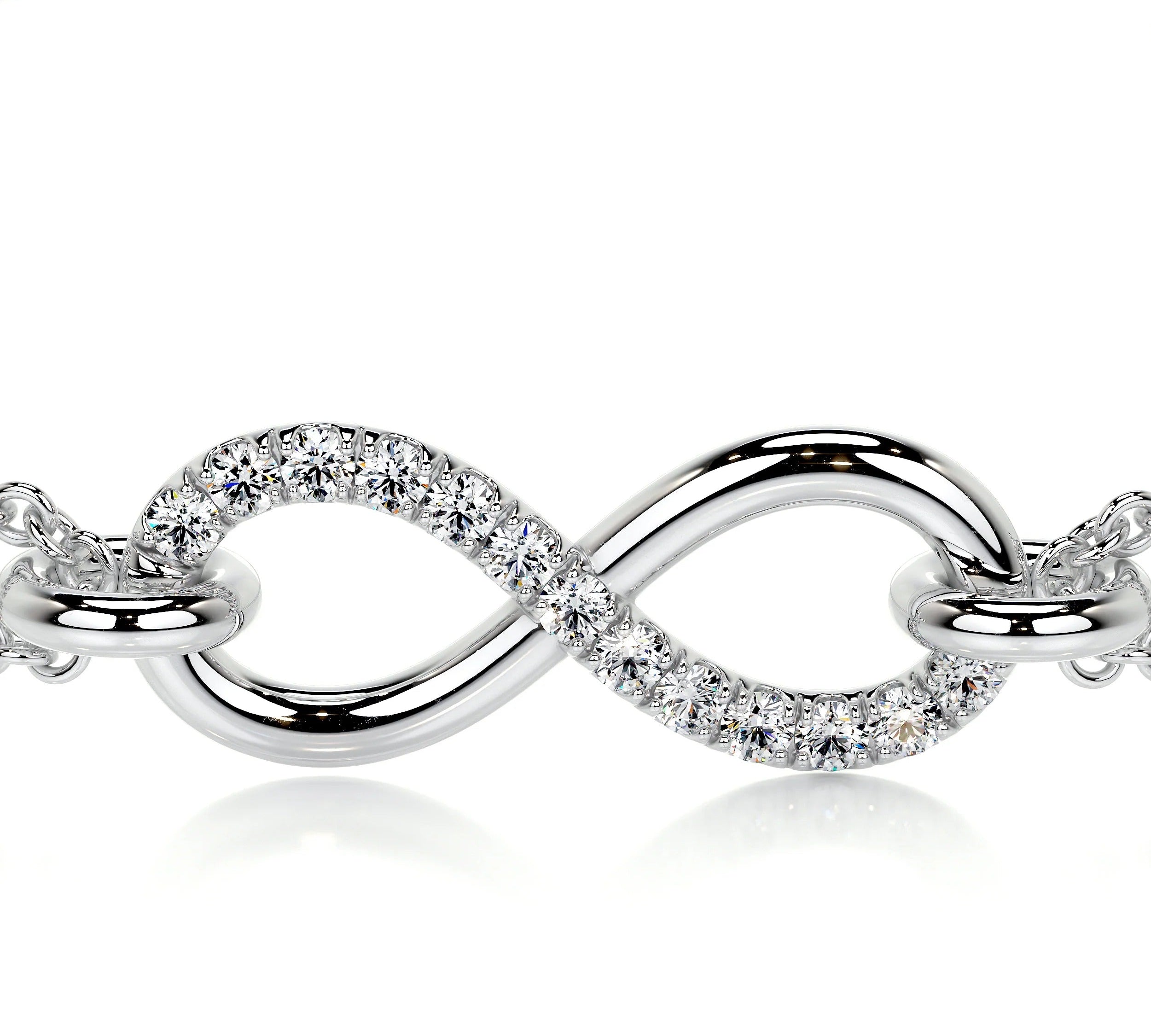 0.07 TCW Round Lab Grown Diamond Tennis Bracelet