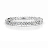 15 TCW Round Lab Grown Diamond Tennis Bracelet