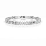 2.5 TCW Round Lab Grown Diamond Tennis Bracelet