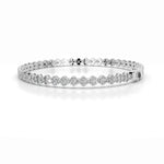7.5 TCW Round Lab Grown Diamond Tennis Bracelet