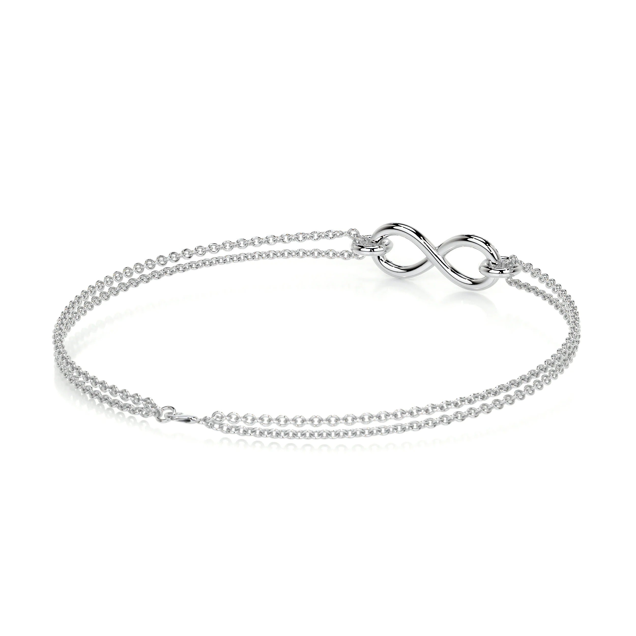 0.07 TCW Round Lab Grown Diamond Tennis Bracelet