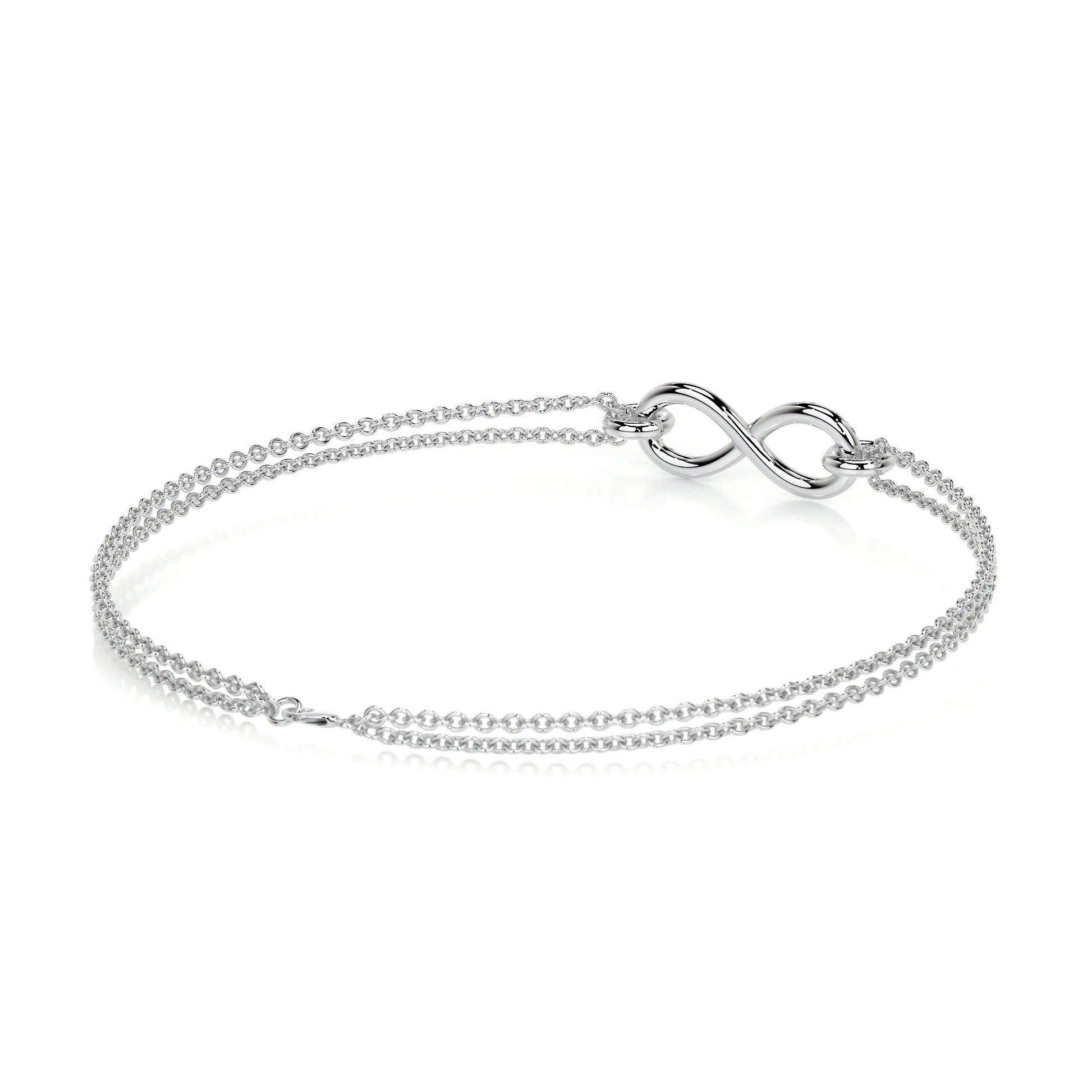 0.07 TCW Round Lab Grown Diamond Tennis Bracelet