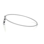 0.15 TCW Round Lab Grown Diamond Initial Bracelet