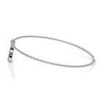 0.15 TCW Round Lab Grown Diamond Initial Bracelet