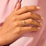 Feather Wedding Band