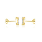 0.7 TCW Marquise Cut Flower Moissanite Earrings