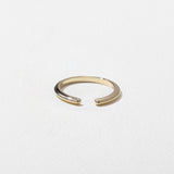 Plain Open Solitaire Band