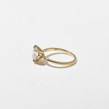 Round Lab Grown Diamond Solitaire Engagement Ring