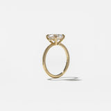 Round Lab Grown Diamond Solitaire Engagement Ring