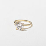 Round Lab Grown Diamond Solitaire Engagement Ring