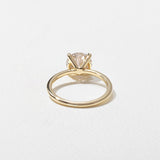 Round Lab Grown Diamond Solitaire Engagement Ring