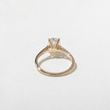 Oval Lab Grown Diamond Solitaire Engagement Ring
