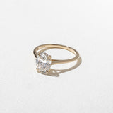 Oval Lab Grown Diamond Solitaire Engagement Ring