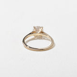 Round Lab Grown Diamond Solitaire Engagement Ring
