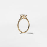 Round Lab Grown Diamond Solitaire Engagement Ring