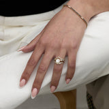 Round Lab Grown Diamond Bezel Solitaire Engagement Ring