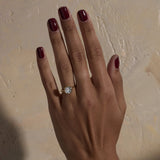 Round Lab Grown Diamond Bezel Solitaire Engagement Ring