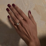 Oval Lab Grown Diamond Bezel Solitaire Engagement Ring