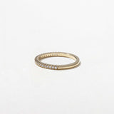 0.20 TCW Round Half Eternity Lab Grown Diamond Wedding Band