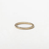 0.20 TCW Round Half Eternity Lab Grown Diamond Wedding Band