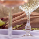 Oval Lab Grown Diamond Solitaire Engagement Ring