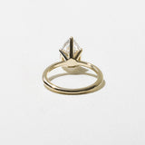 Pear Lab Grown Diamond Solitaire Engagement Ring
