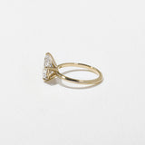 Pear Lab Grown Diamond Solitaire Engagement Ring